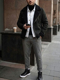 Recycled Vegan Shearling Aviator