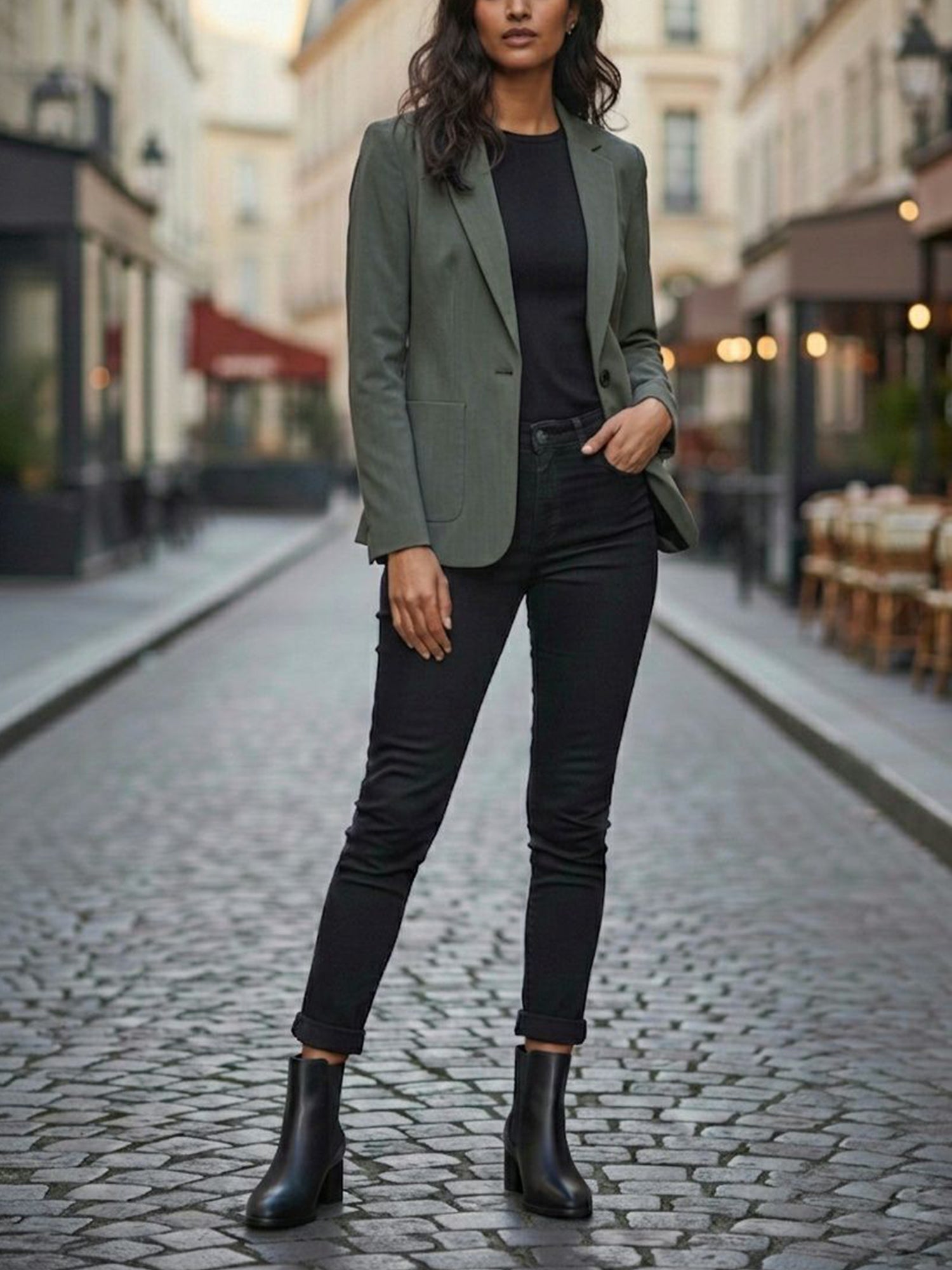 Vegan Wool Blazer