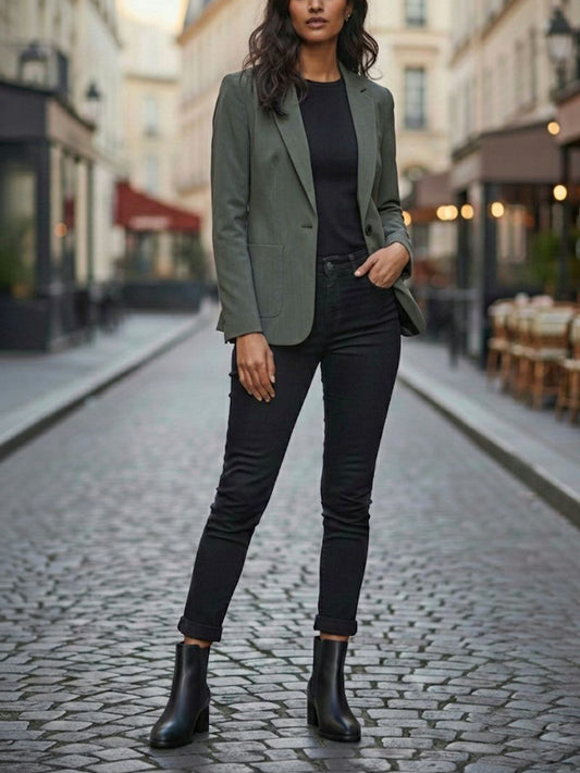 Vegan Wool Blazer