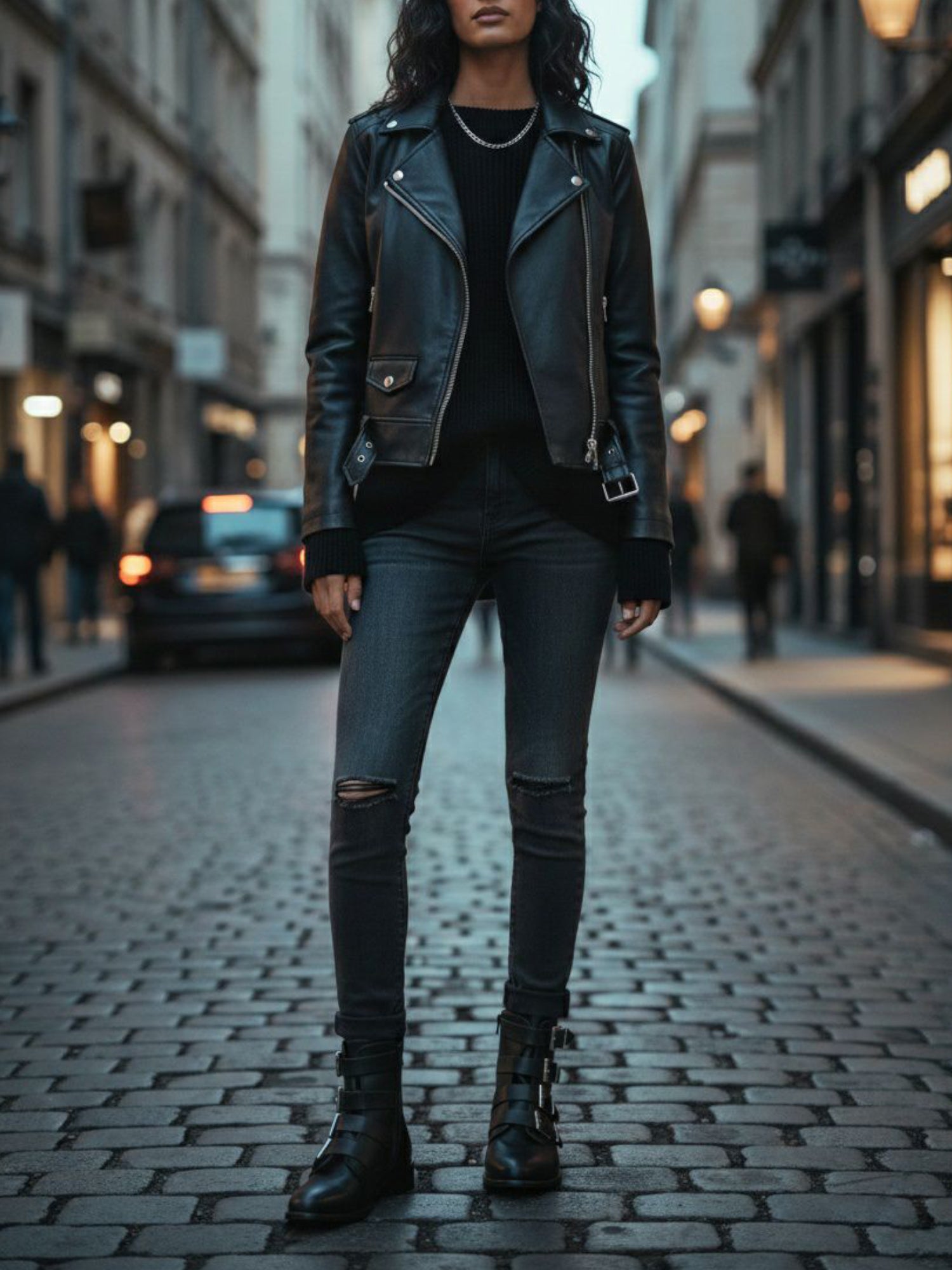4 Strap Biker Boots