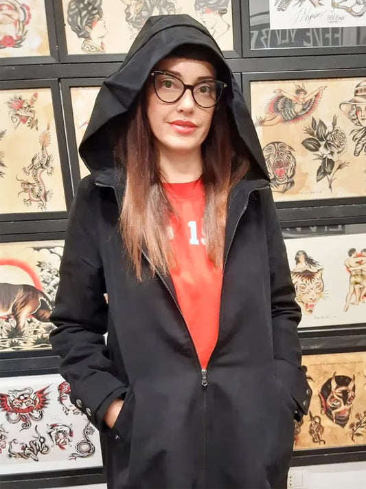 Vegan Women's Vegan Wool Hooded Coat | Will's Vegan Store