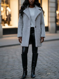 Recycled Boucle Coat