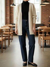 Recycled Chunky Knit Cardigan