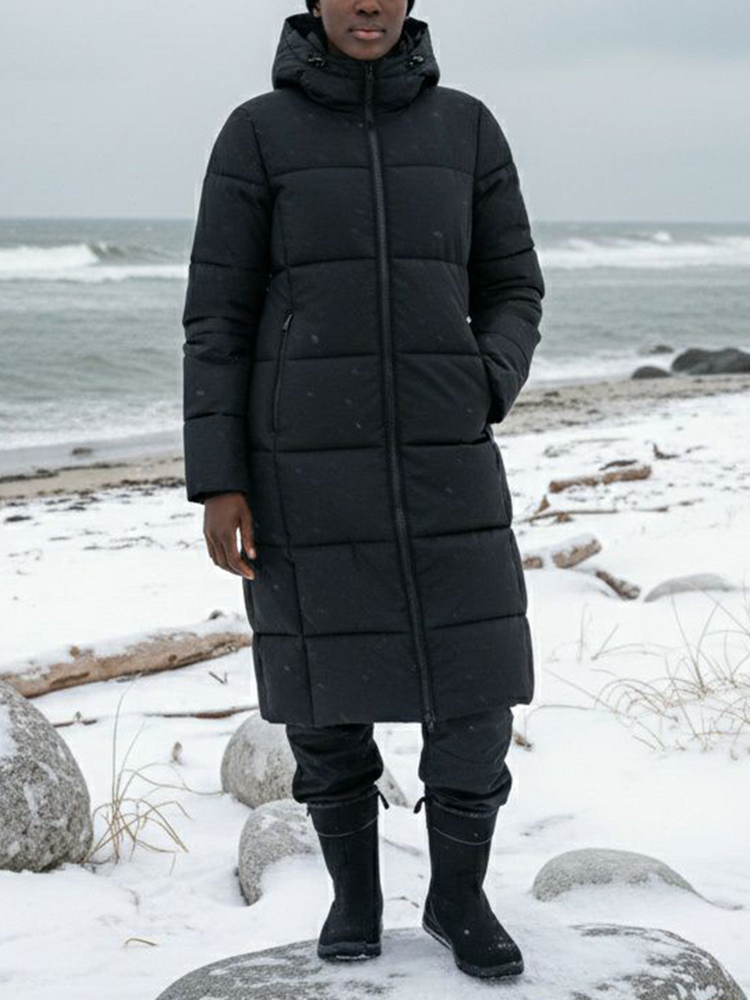 Recycled Long Puffer