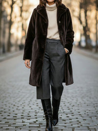 Recycled Vegan Fur Coat