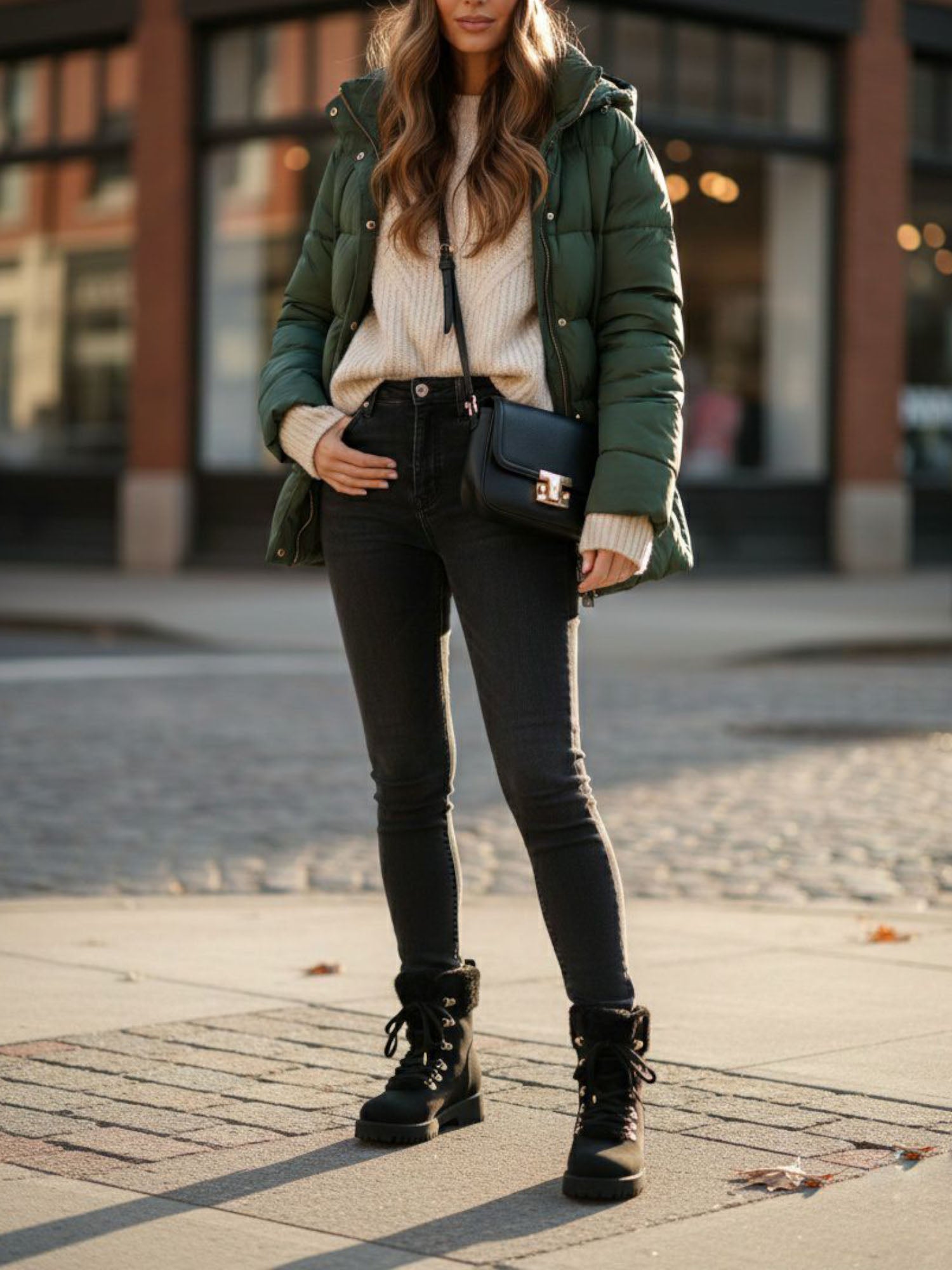 Recycled Vegan Shearling Boots