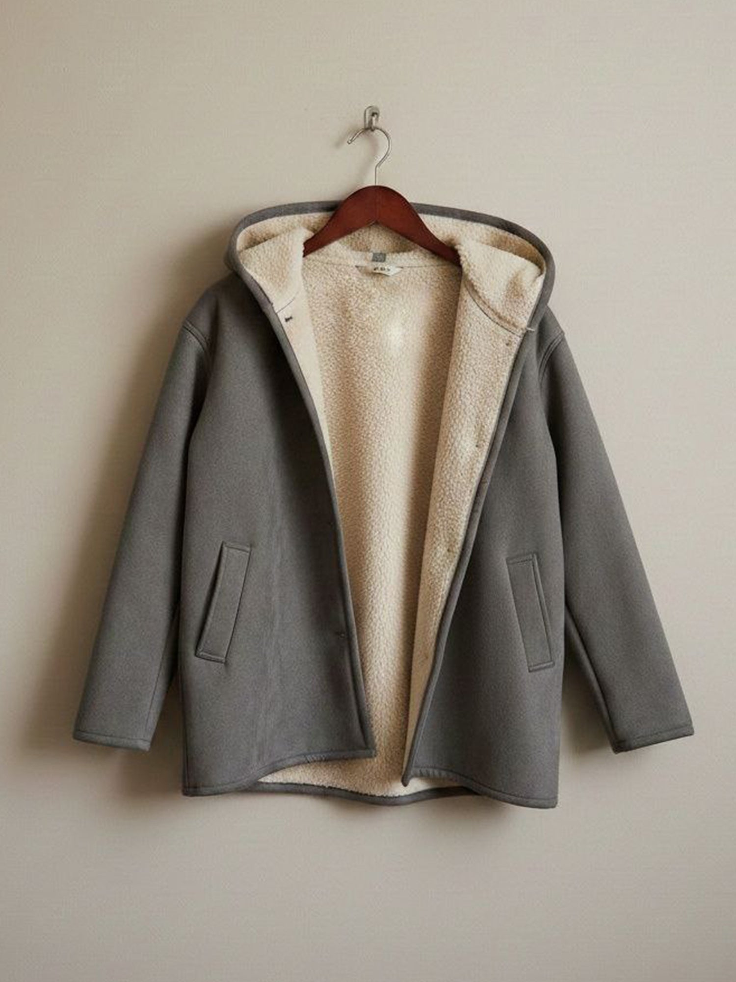 Recycled Vegan Shearling Coat