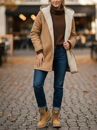 Recycled Vegan Shearling Coat