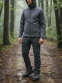 Recycled Zip Through Hooded Fleece