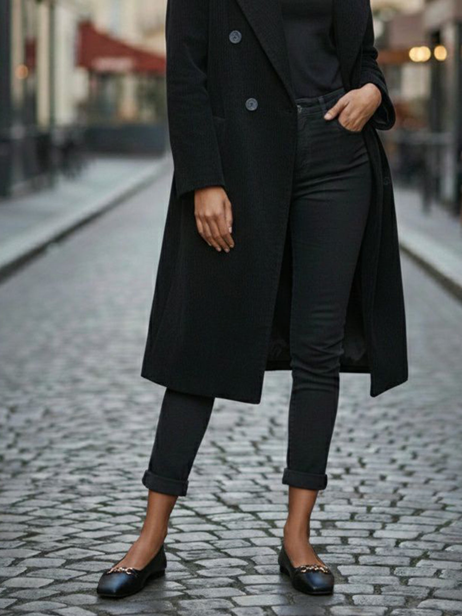Square Toe Ballet Flats