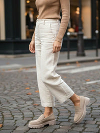 Track Sole Penny Loafers