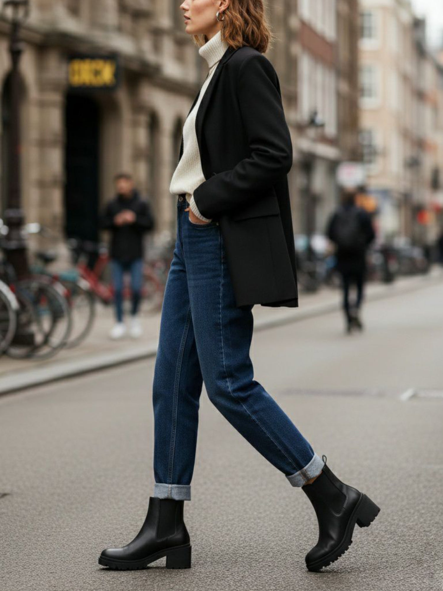 Track Sole Booties
