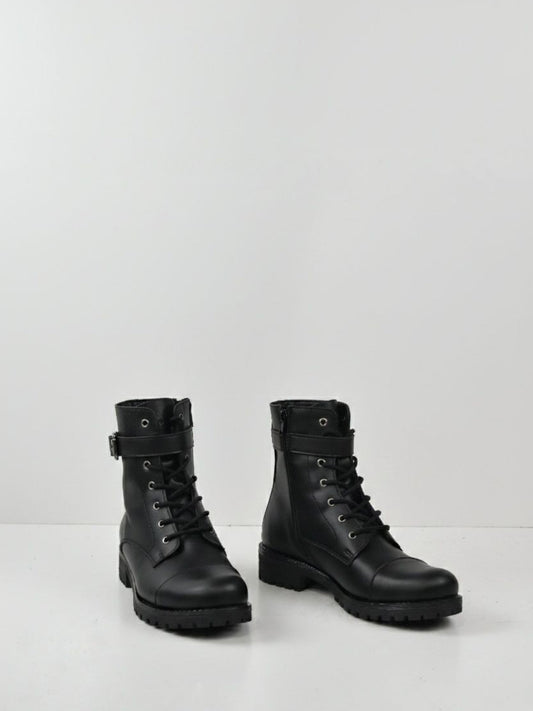 Vegan Women's Buckled Work Boots | Will's Vegan Store