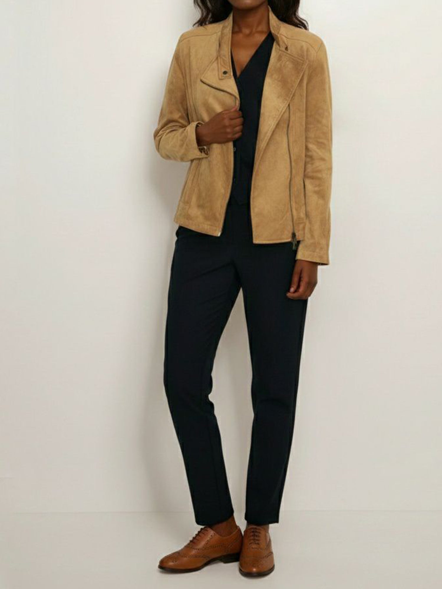 Vegan Suede Jacket