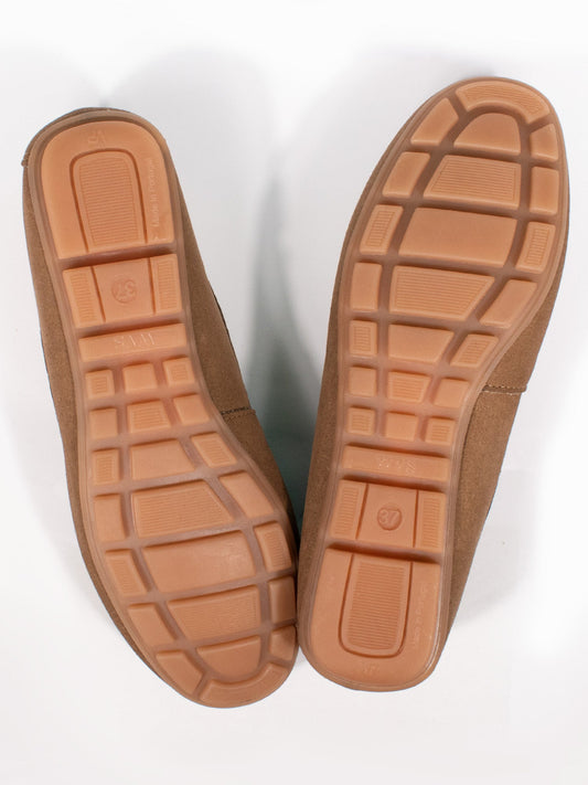 Vegan Suede Penny Loafers