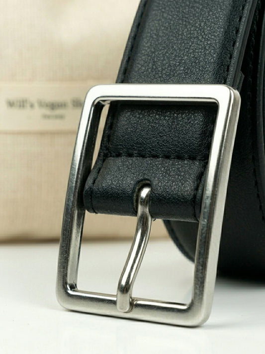 Vegan Men's Geometric 3.5cm Belt | Will's Vegan Store
