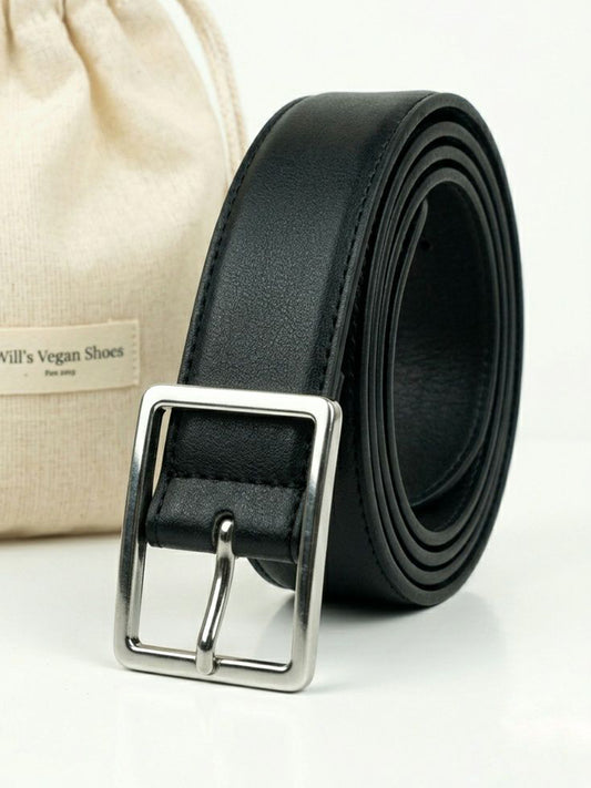 Vegan Men's Geometric 3.5cm Belt | Will's Vegan Store