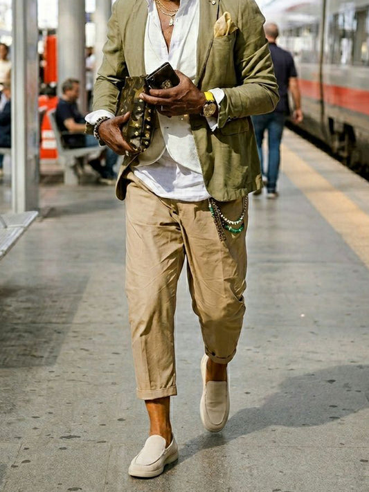 Casual Vegan Suede Loafers