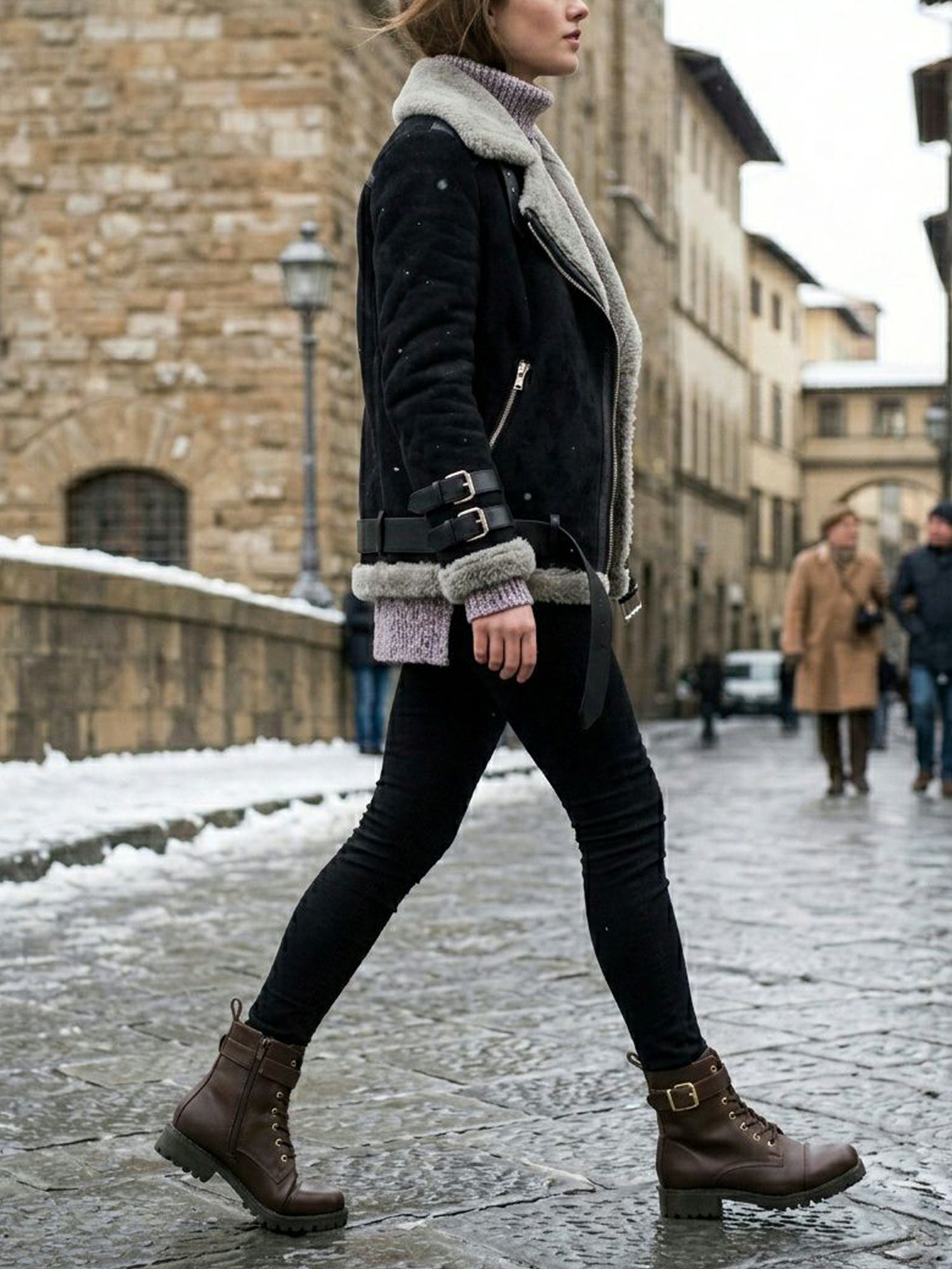 Buckled Work Boots
