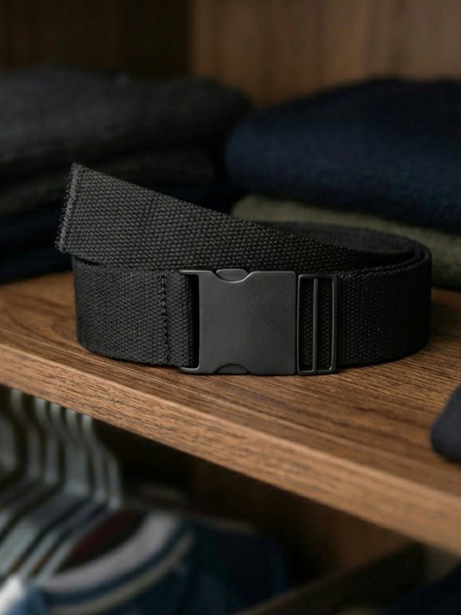 4cm Tencel & Metal Clip Belt