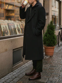 Structured Vegan Wool Coat