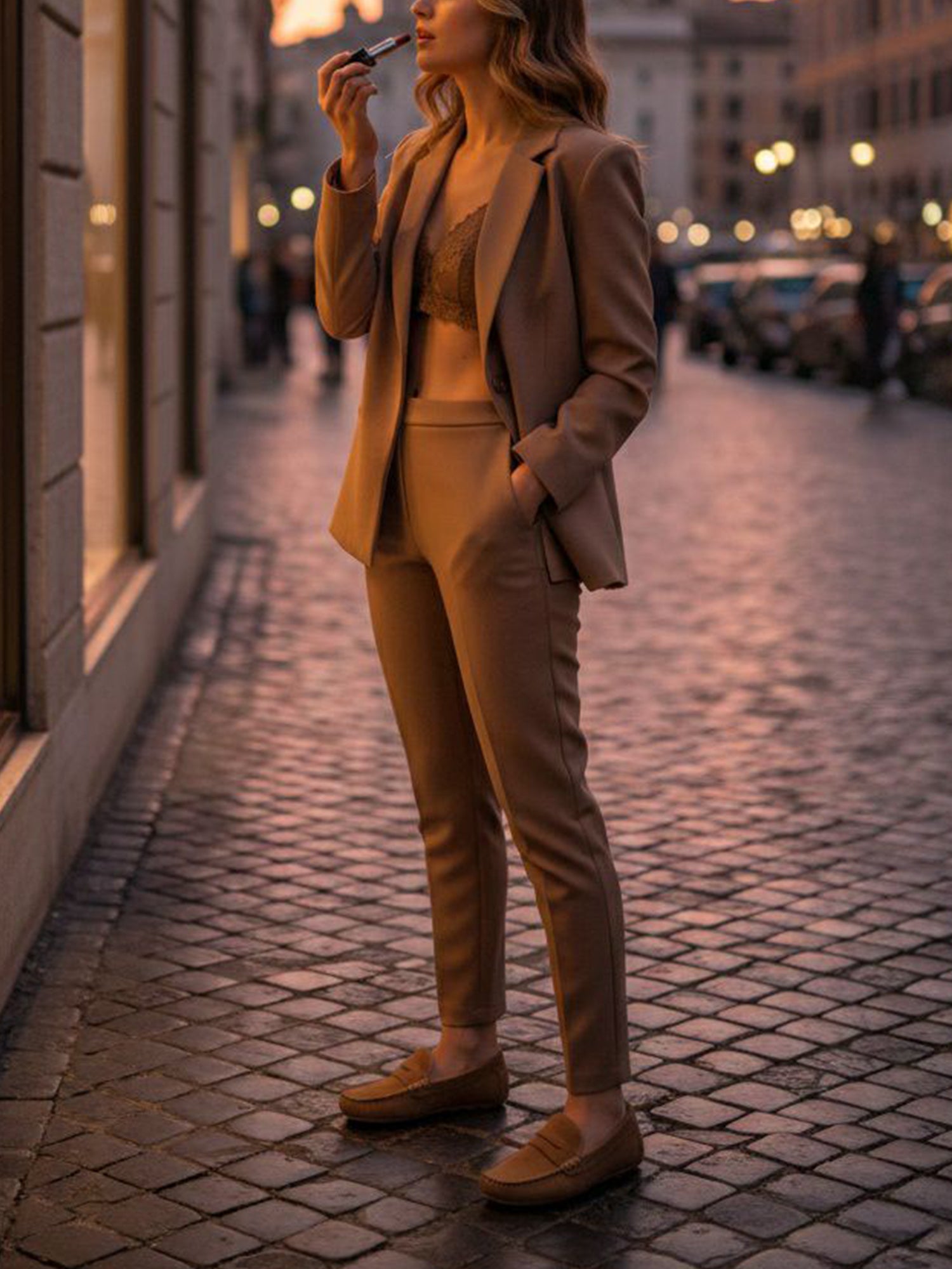 Vegan Suede Loafers