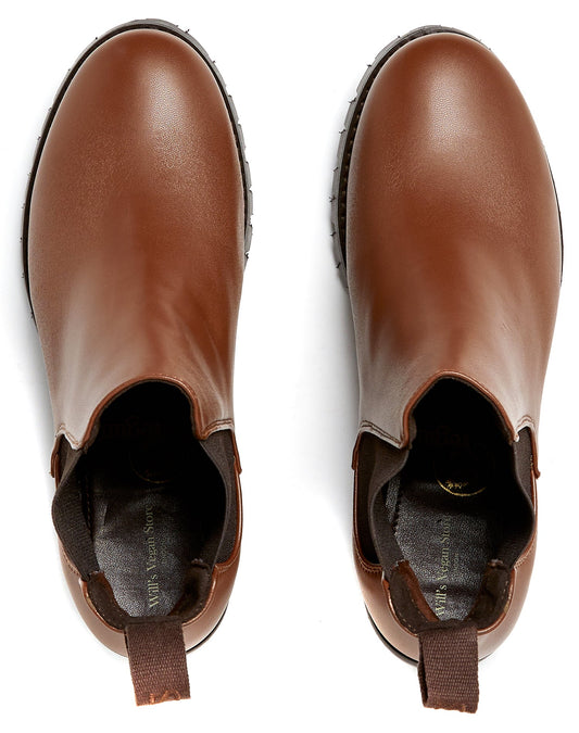 Vegan Women's Luxe Deep Tread Chelsea Boots | Will's Vegan Store