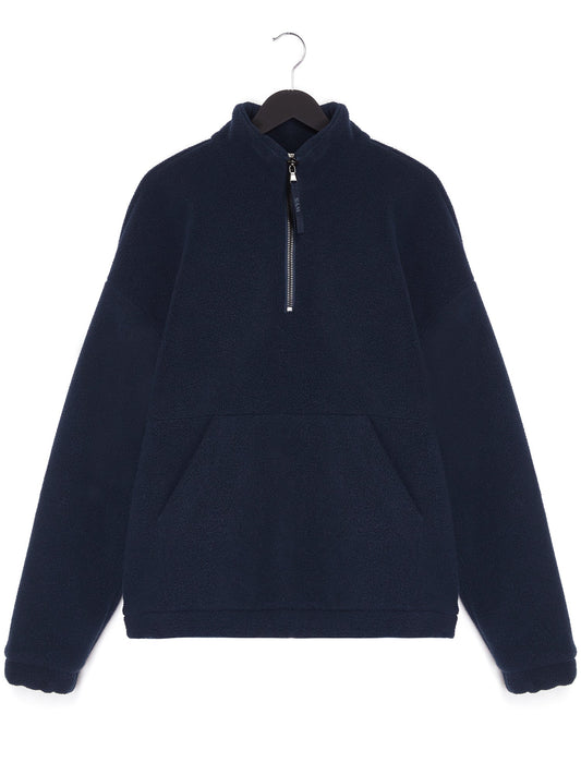 Recycled Windbreaker Fleece Quarter Zip