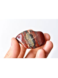 Open Heart Apothecary Red Jasper Palm Stones Natural Grounding Crystals
