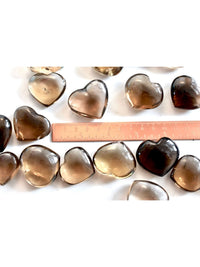 Open Heart Apothecary Smoky Quartz Heart Crystals Gorgeous Natural Mineral