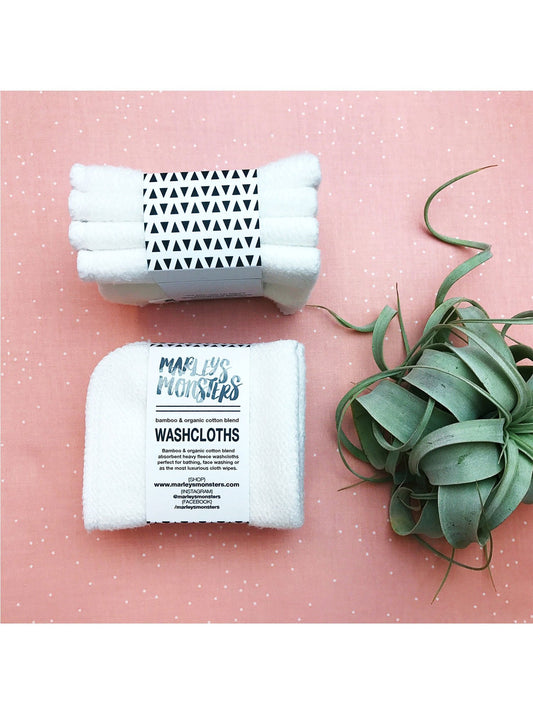 Marley's Monsters Bamboo Washcloths