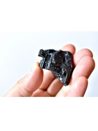 Open Heart Apothecary Black Tourmaline Stones, Raw Protection Crystals, Feng Shui
