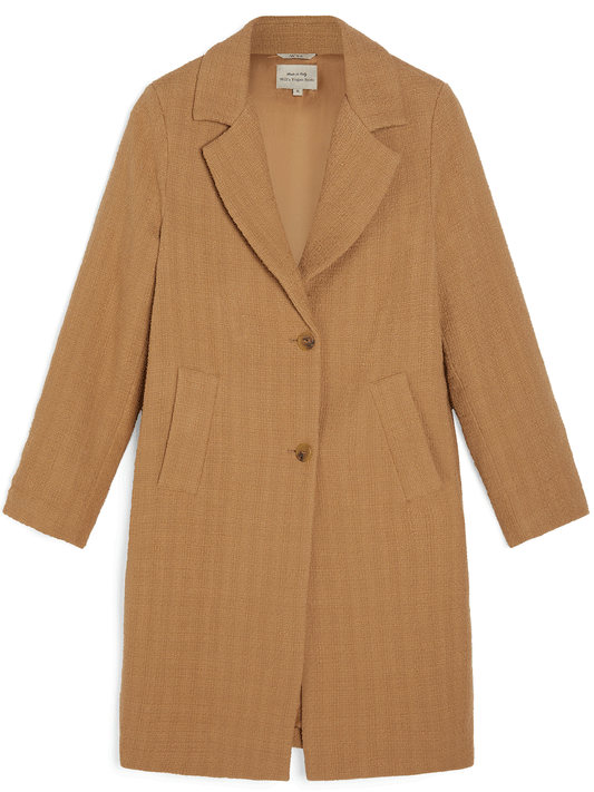 Structured Vegan Wool Coat