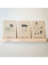 The Little Coach House Daily Routine Flashcard Stand