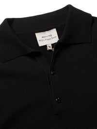 Vegan Men's Recycled Long Sleeve Polo | Will's Vegan Store
