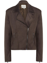 Vegan Women's Vegan Suede Biker Jacket | Will's Vegan Store