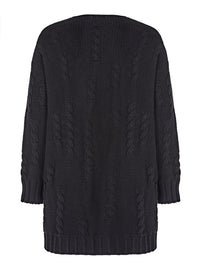 Vegan Women's Recycled Chunky Knit Cardigan | Will's Vegan Store