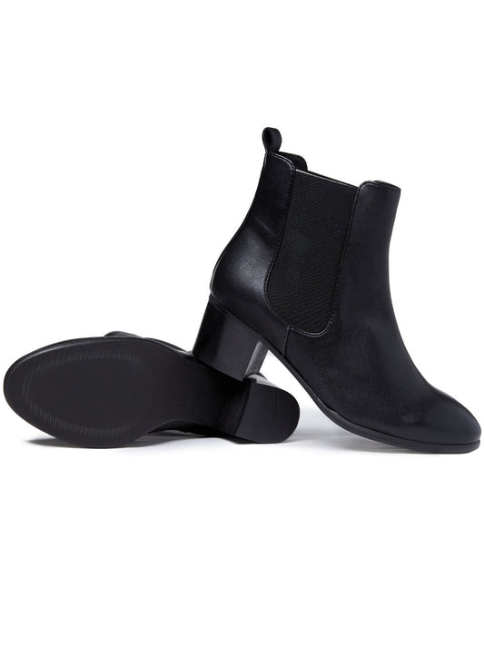 Vegan Women's Almond Toe Chelsea Boots | Will's Vegan Store