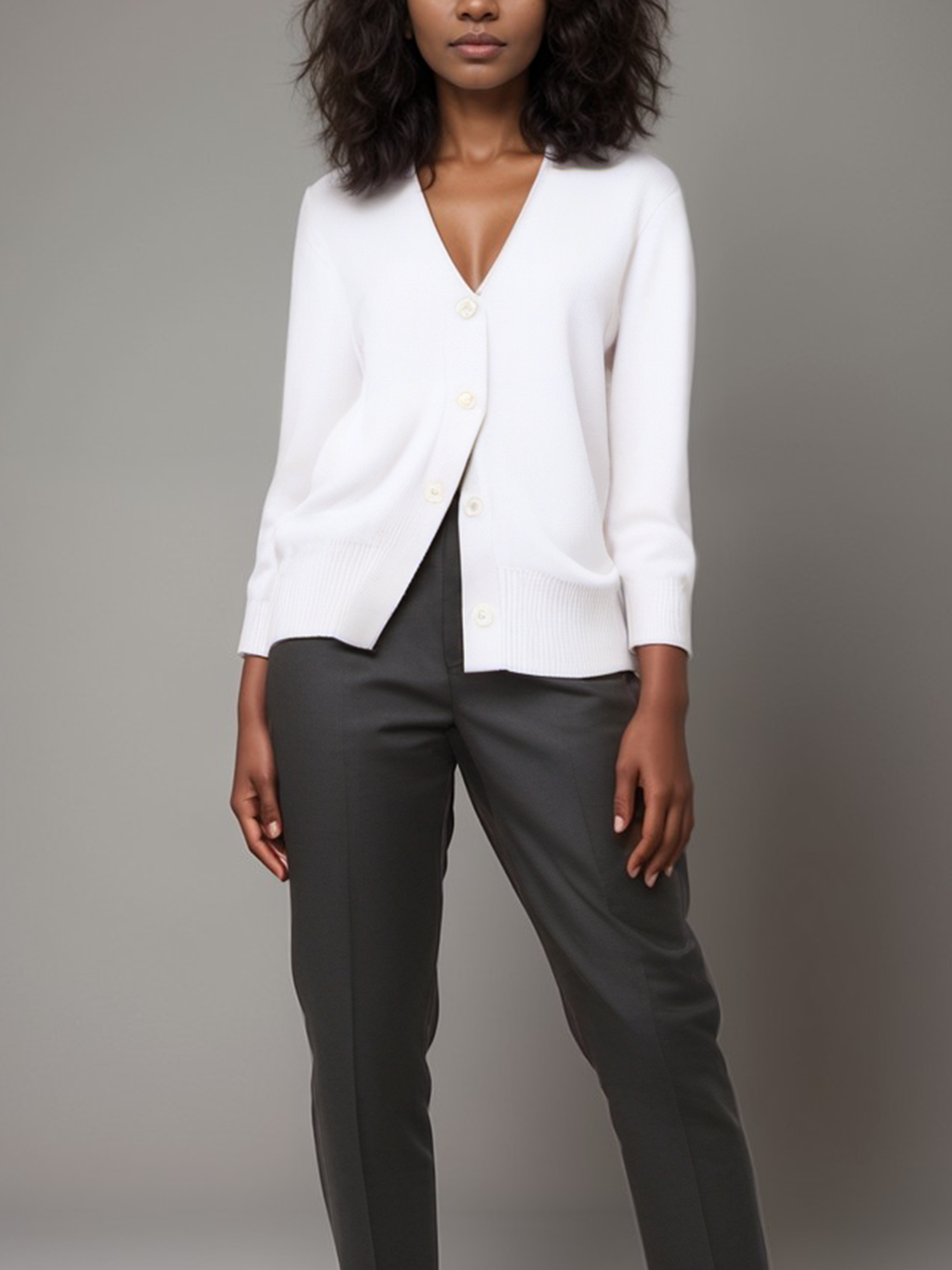 Button Up Knitted Cardigan